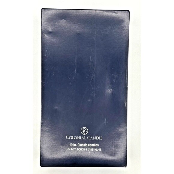 Colonial Candles Classic 10 inch Classic-Ivory Candle Stick Set of 12 #NCC10 New - Picture 6 of 10